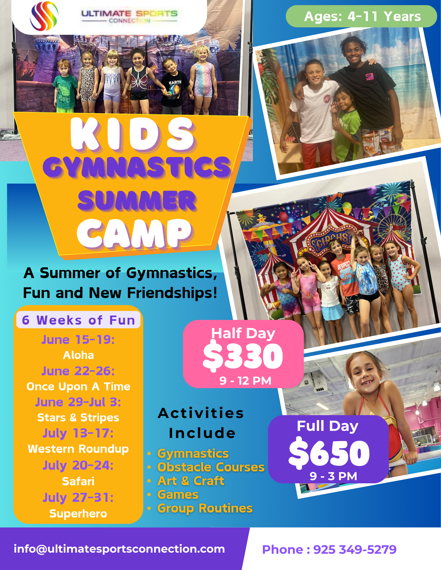 summer campsages 4-12