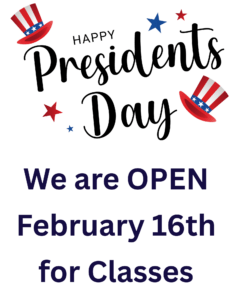 We are OPEN February 16th